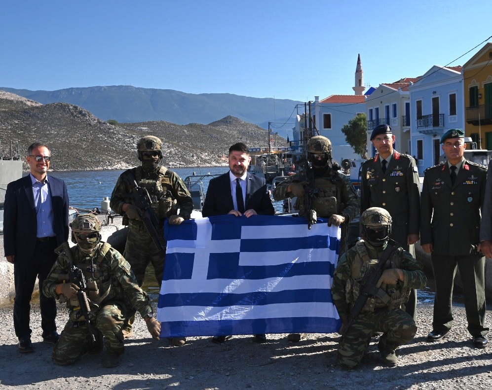 In units of the Army and the Navy in Kastellorizo, the Vice-Chancellor Nikolaos Hardalias - Performance in use of an important infrastructure project for the benefit of the Navy in the port of the island